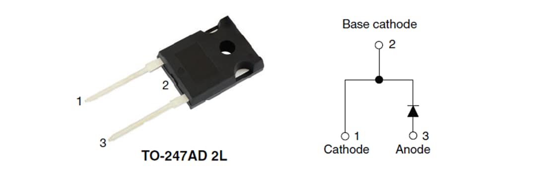 原理图 - Vishay VS-E5Px7512L 75A FRED Pt® G5超快整流器 原理图 - Vishay VS-E5Px7512L 75A FRED Pt® G5超快整流器