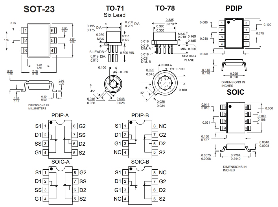 Low Noise Dual NChannel JFETs Linear Integrated Systems Mouser