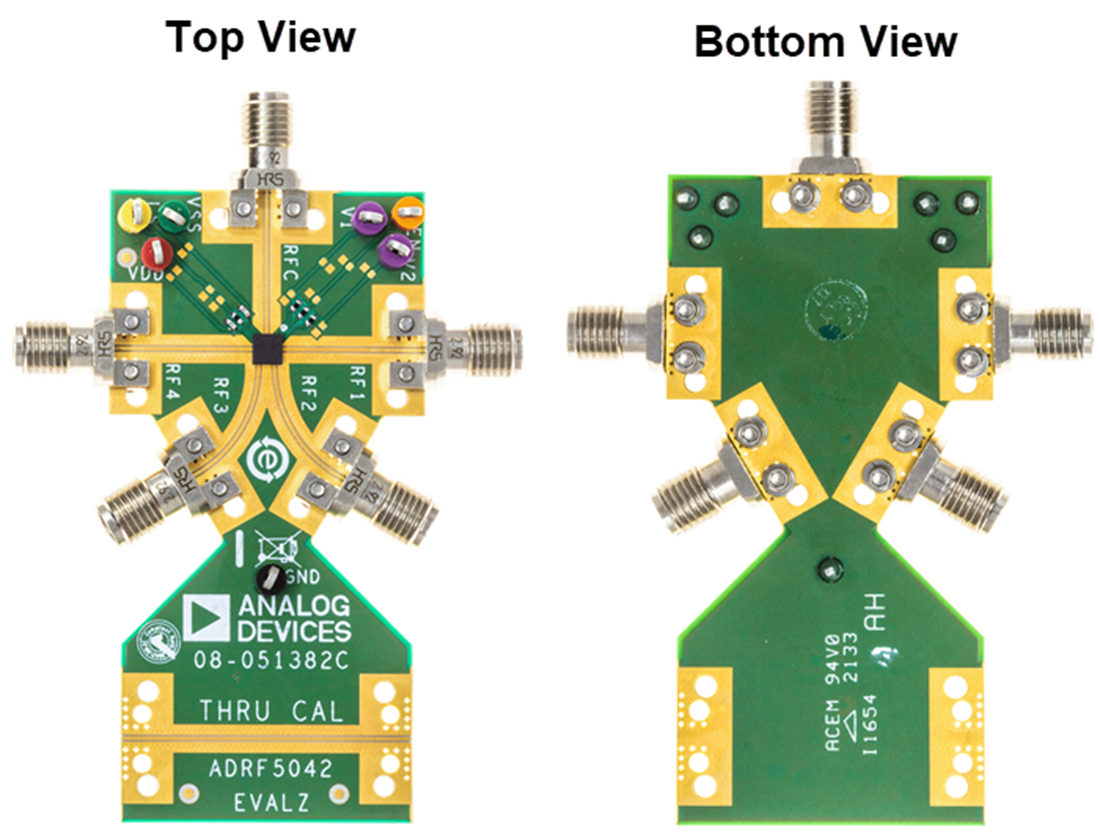 机械图纸 - Analog Devices Inc. ADRF5048-EVALZ评估板
