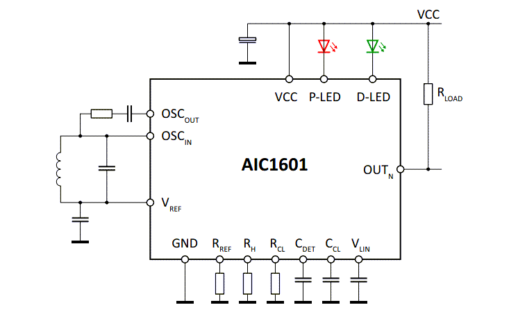 AIC1601 Inductive Proximity Sensor IC - Apex Microtechnology | Mouser