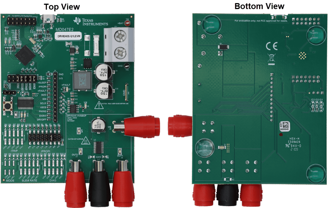 机械图纸 - Texas Instruments DRV8243S-Q1EVM驱动器评估模块 (EVM)