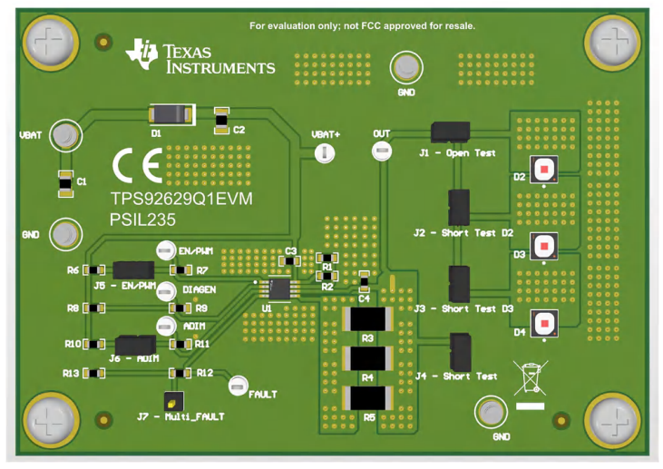 Texas Instruments TPS92629Q1EVM评估模块