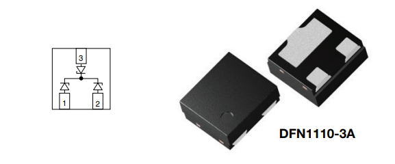 应用电路图 - Vishay Semiconductors VCAN3xA2-HT5 ESD保护二极管