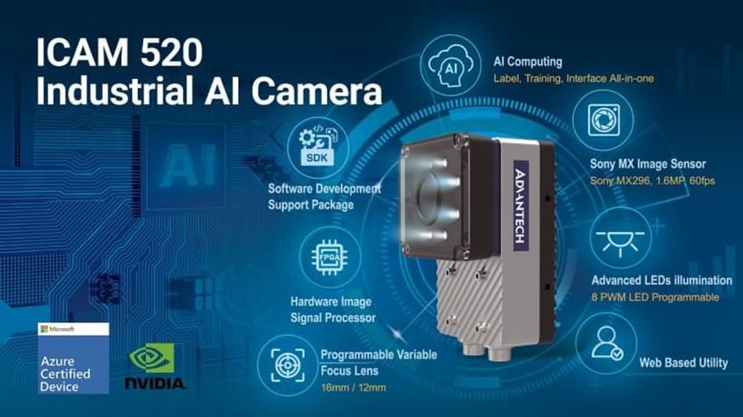 Advantech ICAM-520工业AI摄像头 Advantech ICAM-520工业AI摄像头