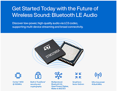 STMicroelectronics STM32WBA5多协议无线Radio MCU