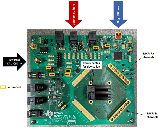 Texas Instruments DS560DF810EVM评估模块