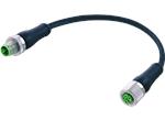 HARTING M12 Power K-, L-, S-, & T-Code Overmolded Cordsets