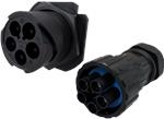 Amphenol Industrial Amphe-PRB反向卡口塑料连接器