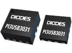Diodes Incorporated PI3USB3031双通道1:3多路复用器