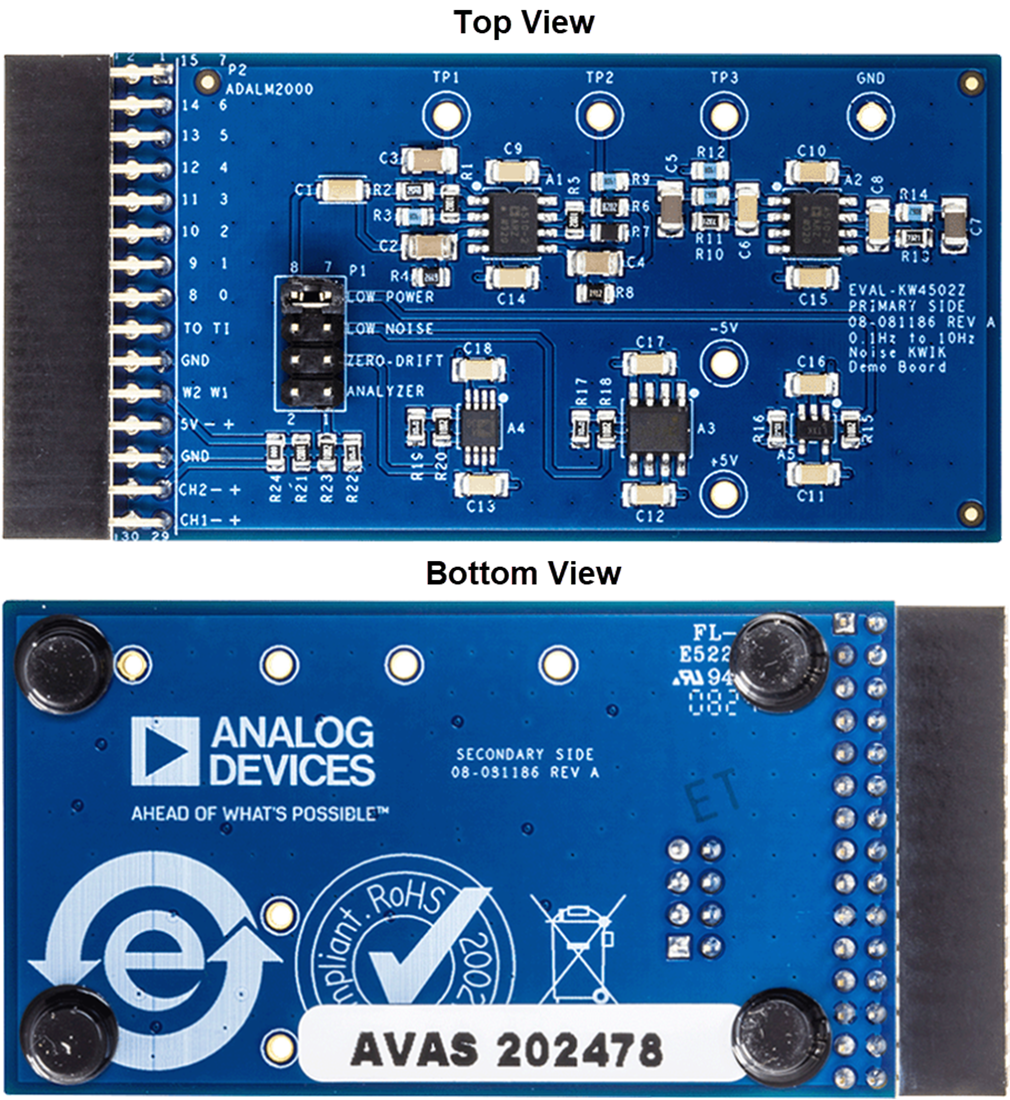 机械图纸 - Analog Devices Inc. EVAL-KW4502Z演示板