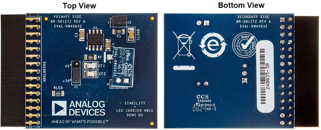 机械图纸 - Analog Devices Inc. EVAL-KW4503Z KWIK演示板