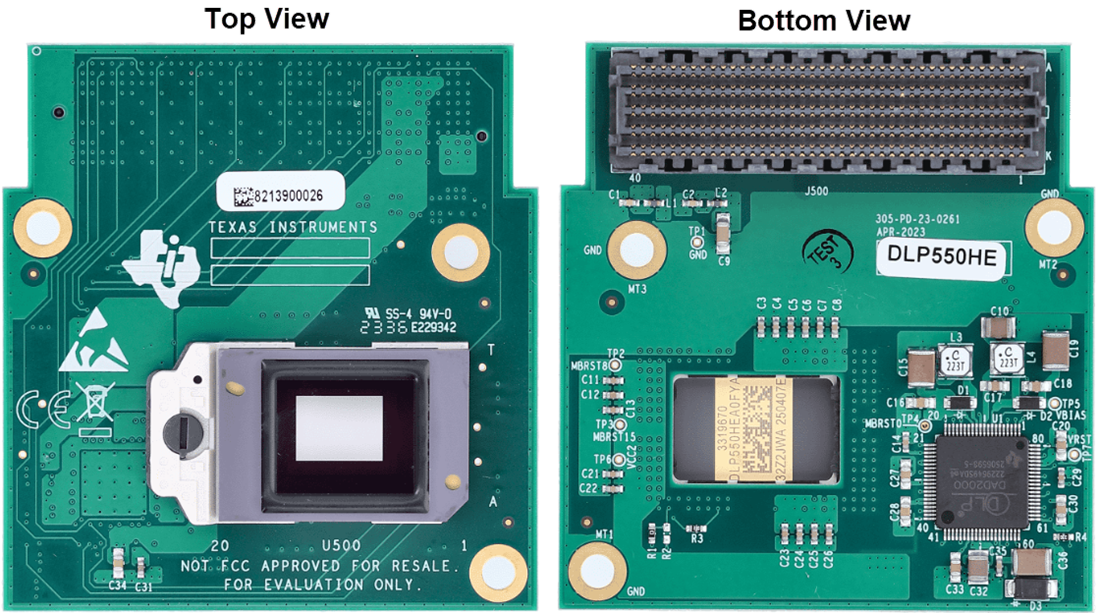 机械图纸 - Texas Instruments DLP550HEEVM DMD评估模块（EVM）