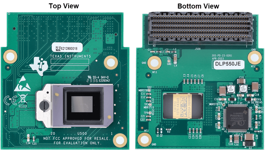 机械图纸 - Texas Instruments DLP550JEEVM DMD评估模块（EVM）