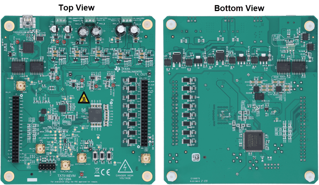 机械图纸 - Texas Instruments TX7516EVM 评估模块（EVM）