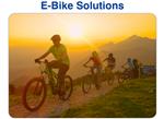 Hirose Electric 电动自行车解决方案