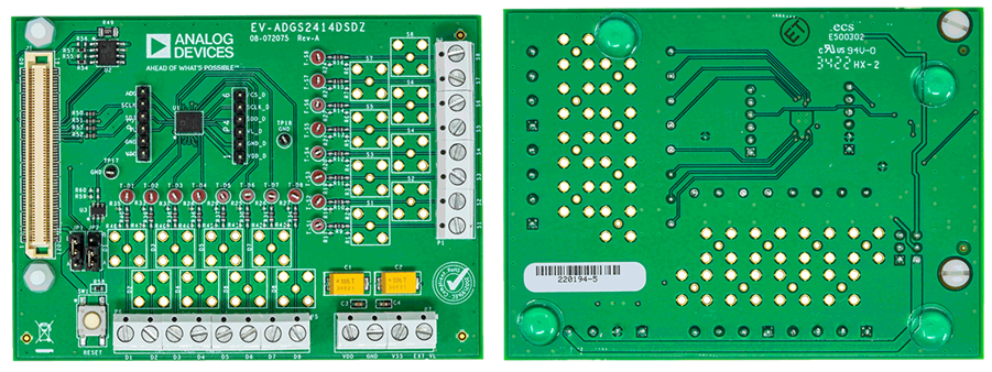 位置电路 - Analog Devices Inc. EVAL-ADGS2414D 评估板