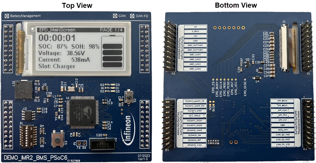 Infineon Technologies DEMOIMRBMSCTRLV1 BMS控制演示板