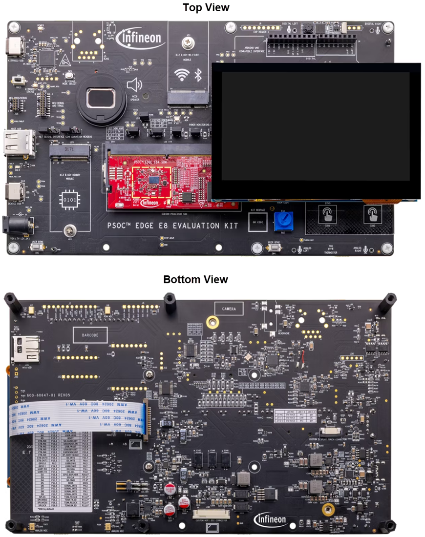 机械图纸 - Infineon Technologies KITPSE84EVALTOBO1 PSOC™ Edge E84评估套件
