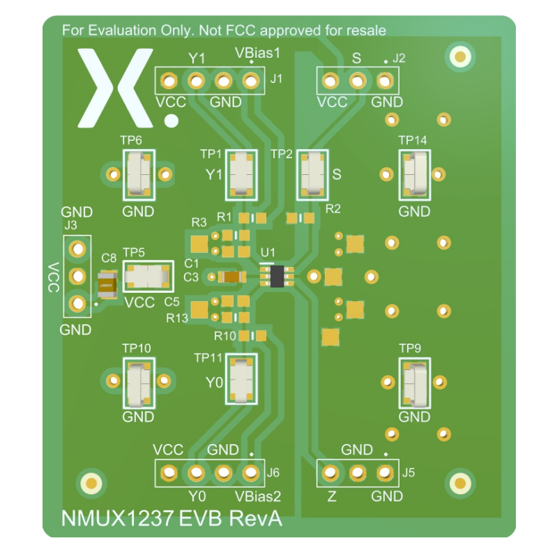 Nexperia NMUX1237多路复用器/解多路复用器评估板