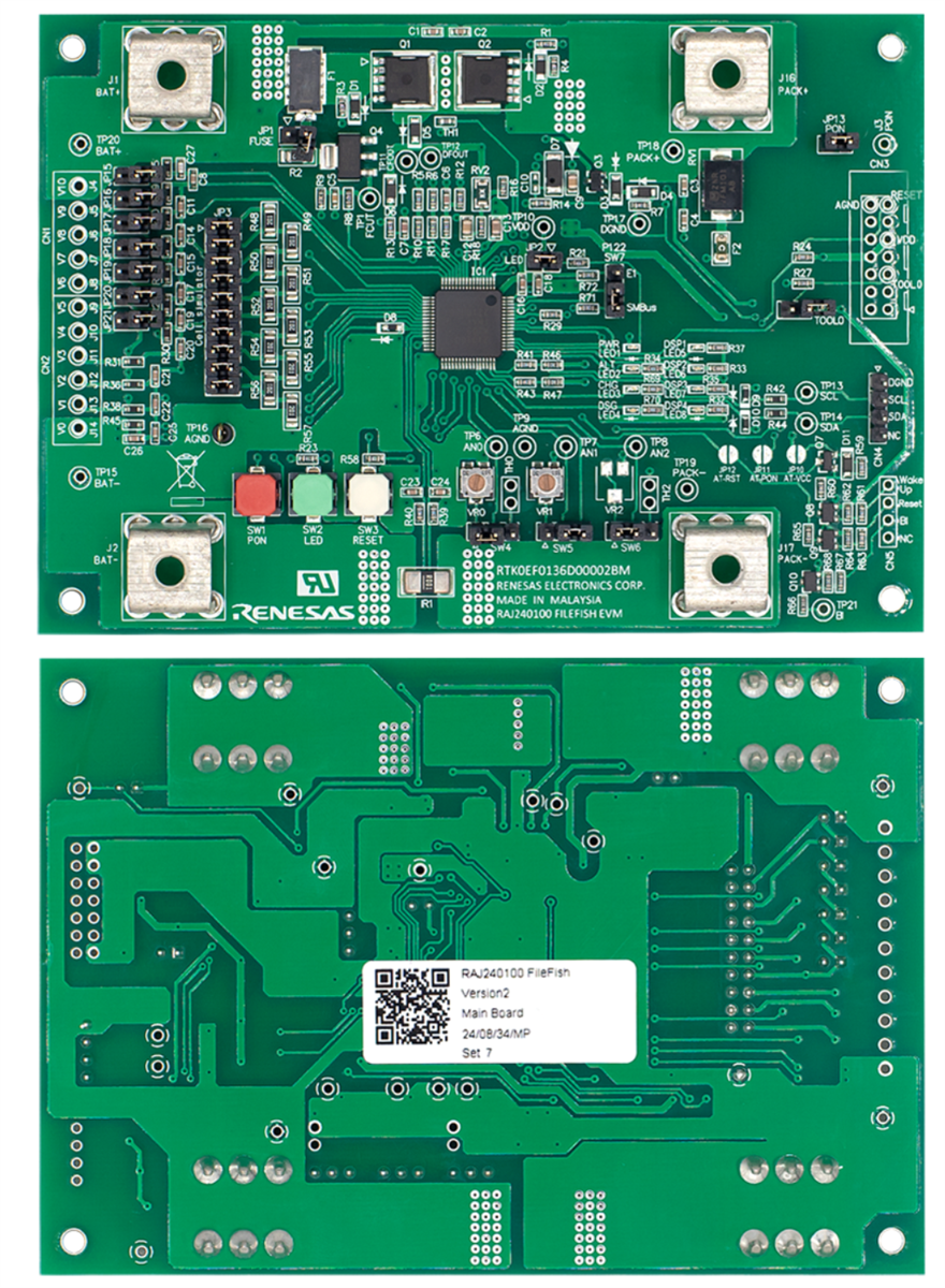 位置电路 - Renesas Electronics RAJ240090/100 R-BMS F评估套件