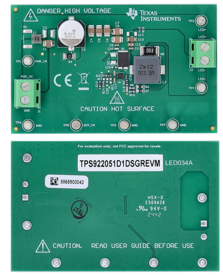 Texas Instruments TPS922050/1EVM 评估模块