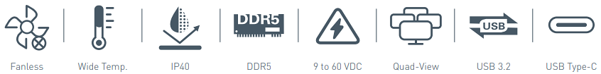 Chart - Axiomtek eBOX630B Fanless Embedded Edge AI System