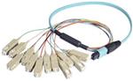 L-Com OM3 10Gig 50/125 Multimode Ribbon Fiber Assemblies