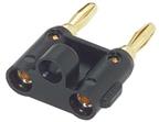 L-Com Dual Banana Plug for Coax or Wires