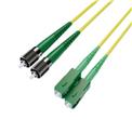 L-Com Duplex FC APC & NK-SC APC Fiber Optic Patch Cables
