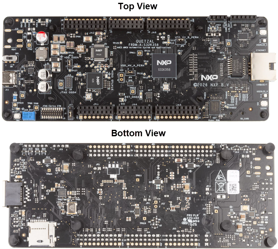 Mechanical Drawing - NXP Semiconductors FRDM-A-S32K358 Development Board