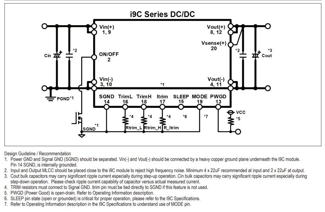 应用电路图 - TDK-Lambda i9C 1500 W DC-DC降压-升压转换器（带PHEPT）