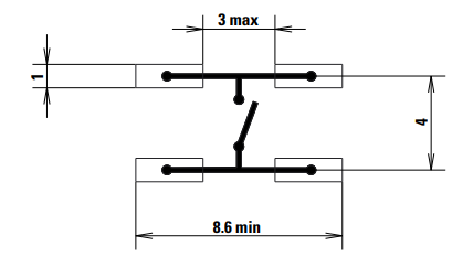 Mechanical Drawing - C&K Switches TactSure™ LS Switches