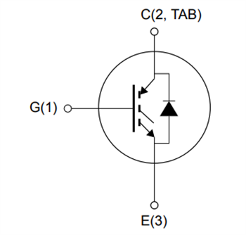 原理图 - STMicroelectronics STGWA50IH65R 650V软开关IHR IGBT