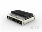 TE Connectivity Enhanced zQSFP+ Cages