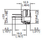 Amphenol-Tuchel C091D Female Receptacles Diagram