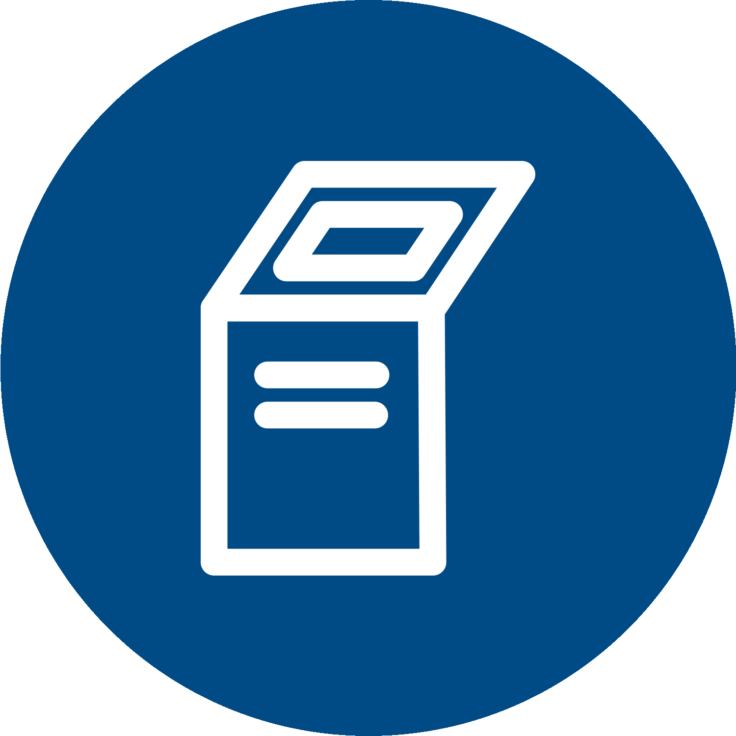 animation of a touch screen kiosk with content changing on screen