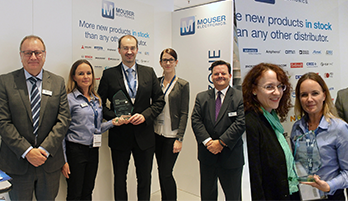 Mouser Presents First Customer Awards at Electronica 2016