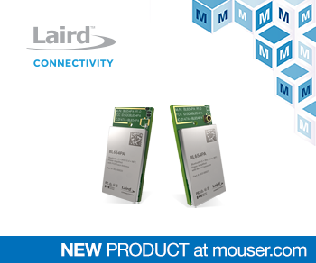 面向蓝牙5和Thread实现的Laird Connectivity BL654PA模块在贸泽开售