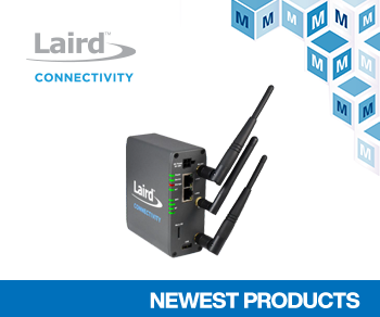 贸泽电子开售Laird Connectivity用于智能楼宇的Sentrius IG60-BL654-LTE无线物联网网关