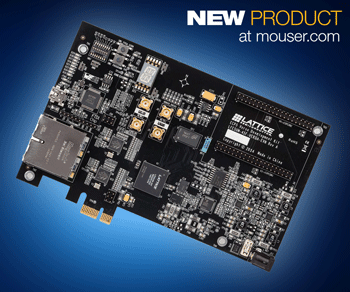 Achieve Rapid Prototyping of ECP5 FPGA Designs with the Lattice Semiconductor ECP5 Versa Evaluation Board Now at Mouser