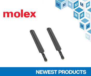 Mouser Electronics Now Stocking Molex 5G and LTE High-Gain External Antennas