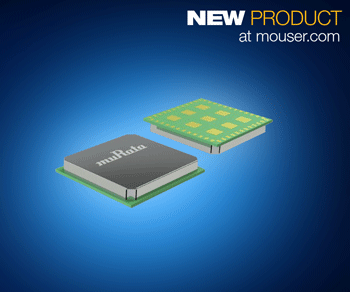 Mouser Electronics Offers Murata's Ultra-Compact Standalone Type ABZ LoRa Module 