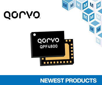 Now at Mouser: Qorvo's QPF4800 Dual-Band Front End Module for Wi-Fi 6 Designs