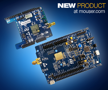 STMicroelectronics' STM32 LoRaWAN Discovery Board Now in Stock Exclusively at Mouser