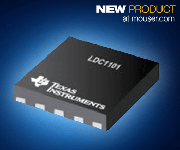 TI's LDC1101 1.8V Inductance-to-Digital Converter, Now at Mouser, Targets High-Speed Measurement Systems