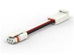 照明连接器 3P,FULL CABLE ASSY-152.4MM WHT,TIN