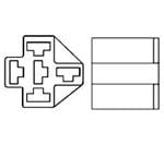 继电器硬件及插座 VCF4-1001